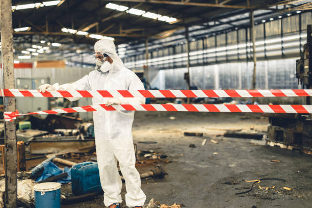 Professional Crime Scene Cleanup technician working in Glen Mills, PA